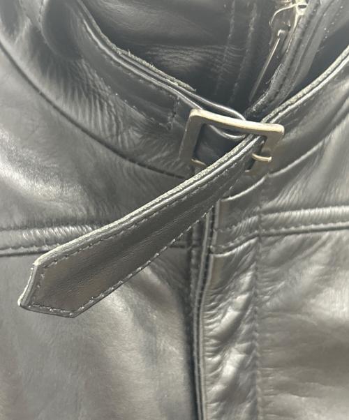 Liugoo Leathers（リューグーレザーズ）Liugoo Leathers (リューグーレザーズ) カウレザージャケット ブラック サイズ:1の古着・服飾アイテム
