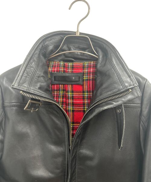 Liugoo Leathers（リューグーレザーズ）Liugoo Leathers (リューグーレザーズ) カウレザージャケット ブラック サイズ:1の古着・服飾アイテム