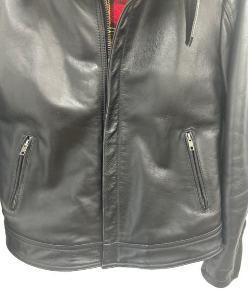 Liugoo Leathers（リューグーレザーズ）Liugoo Leathers (リューグーレザーズ) カウレザージャケット ブラック サイズ:1の古着・服飾アイテム