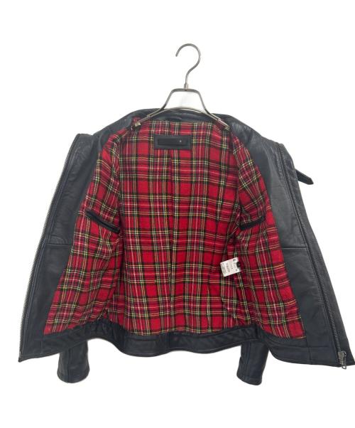 Liugoo Leathers（リューグーレザーズ）Liugoo Leathers (リューグーレザーズ) カウレザージャケット ブラック サイズ:1の古着・服飾アイテム