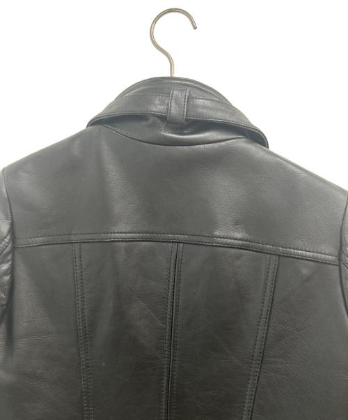 Liugoo Leathers（リューグーレザーズ）Liugoo Leathers (リューグーレザーズ) カウレザージャケット ブラック サイズ:1の古着・服飾アイテム