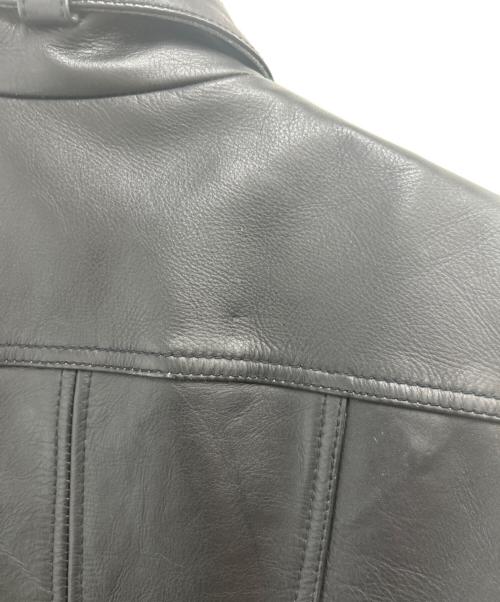 Liugoo Leathers（リューグーレザーズ）Liugoo Leathers (リューグーレザーズ) カウレザージャケット ブラック サイズ:1の古着・服飾アイテム