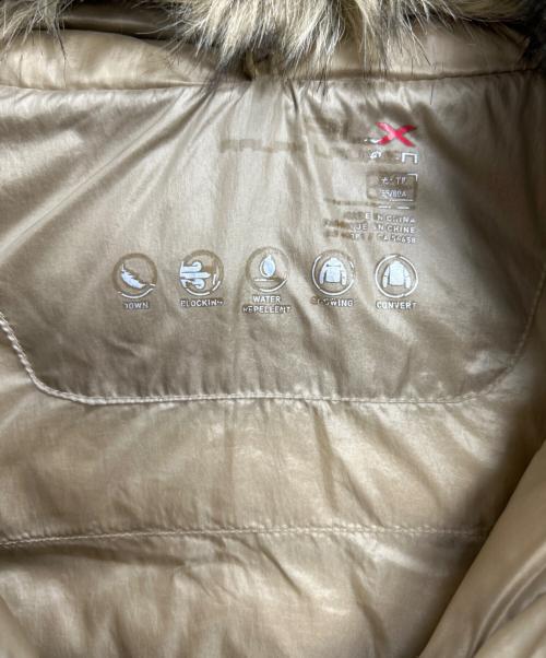 RLX RALPH LAUREN（アールエルエックスラルフローレン）RLX RALPH LAUREN (アールエルエックスラルフローレン) ファー付ダウンジャケット ベージュ サイズ:155/80Aの古着・服飾アイテム