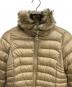 中古・古着 RLX RALPH LAUREN (アールエルエックスラルフローレン) ファー付ダウンジャケット ベージュ サイズ:155/80A：6000円