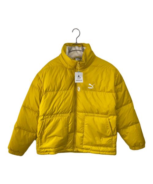 PUMA（プーマ）PUMA (プーマ) ダウンジャケット イエロー サイズ:XXL 未使用品の古着・服飾アイテム