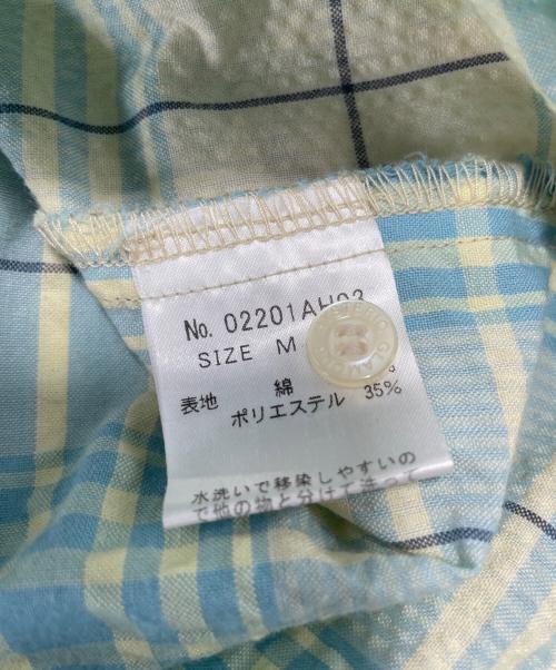 Hysteric Glamour（ヒステリックグラマー）Hysteric Glamour (ヒステリックグラマー) 長袖シャツ ブルー×ベージュ サイズ:M 未使用品の古着・服飾アイテム