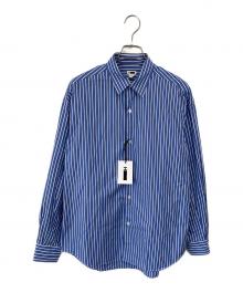 H BEAUTY&YOUTH（エイチ ビューティー&ユース）の古着「長袖シャツ」｜ブルー×ホワイト
