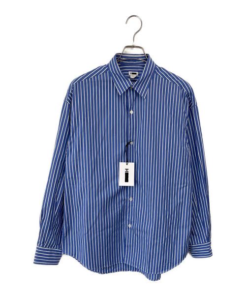 H BEAUTY&YOUTH（エイチ ビューティー&ユース）H BEAUTY&YOUTH (エイチ ビューティー&ユース) 長袖シャツ ブルー×ホワイト サイズ:S 未使用品の古着・服飾アイテム