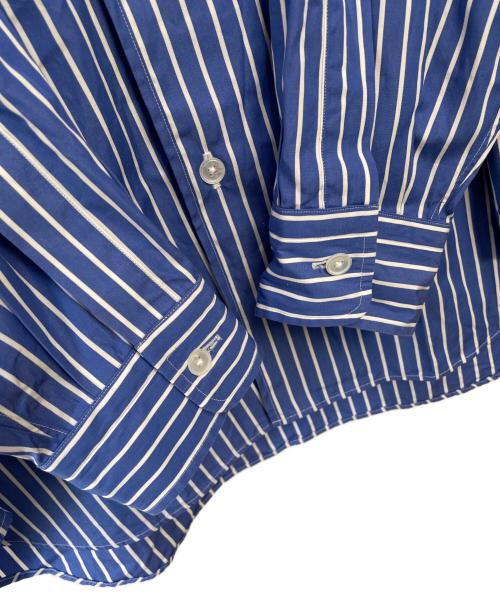 H BEAUTY&YOUTH（エイチ ビューティー&ユース）H BEAUTY&YOUTH (エイチ ビューティー&ユース) 長袖シャツ ブルー×ホワイト サイズ:S 未使用品の古着・服飾アイテム