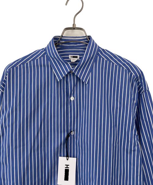 H BEAUTY&YOUTH（エイチ ビューティー&ユース）H BEAUTY&YOUTH (エイチ ビューティー&ユース) 長袖シャツ ブルー×ホワイト サイズ:S 未使用品の古着・服飾アイテム