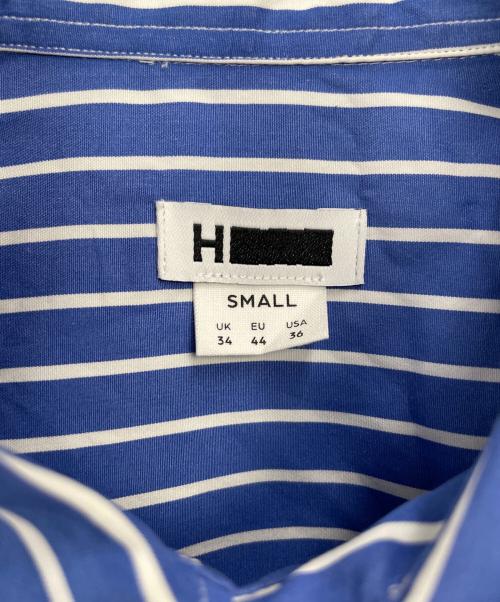 H BEAUTY&YOUTH（エイチ ビューティー&ユース）H BEAUTY&YOUTH (エイチ ビューティー&ユース) 長袖シャツ ブルー×ホワイト サイズ:S 未使用品の古着・服飾アイテム