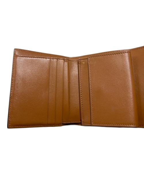 CELINE（セリーヌ）CELINE (セリーヌ) 3つ折り財布 ブラック×ブラウンの古着・服飾アイテム