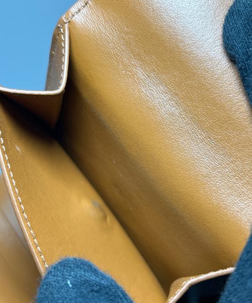 CELINE（セリーヌ）CELINE (セリーヌ) 3つ折り財布 ブラック×ブラウンの古着・服飾アイテム