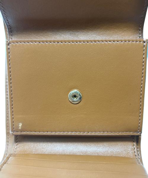 CELINE（セリーヌ）CELINE (セリーヌ) 3つ折り財布 ブラック×ブラウンの古着・服飾アイテム