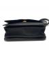 中古・古着 FURLA (フルラ) フラップショルダーバッグ ブラック：6000円