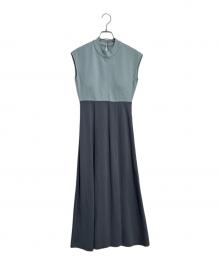 A + TOKYO（エープラス トウキョウ）の古着「ノースリーブワンピース」｜ブルー