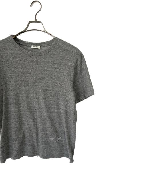 Saint Laurent Paris（サンローランパリ）Saint Laurent Paris (サンローランパリ) 半袖カットソー グレー サイズ:XSの古着・服飾アイテム