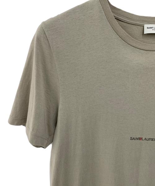 Saint Laurent Paris（サンローランパリ）Saint Laurent Paris (サンローランパリ) 半袖カットソー ベージュ サイズ:SIZE XSの古着・服飾アイテム