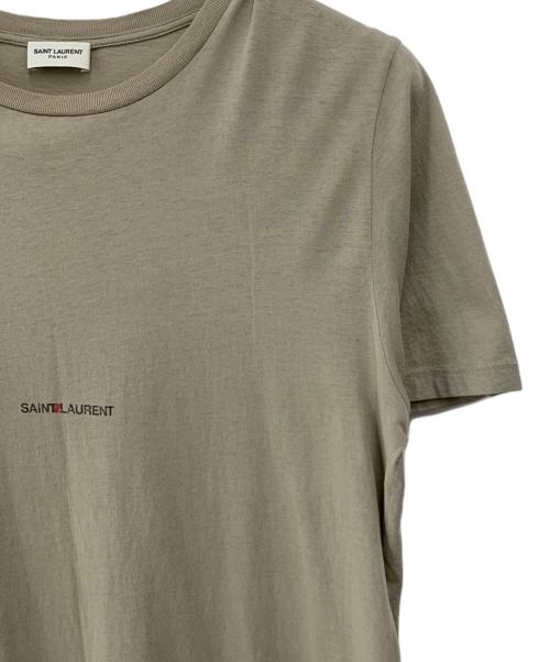 Saint Laurent Paris（サンローランパリ）Saint Laurent Paris (サンローランパリ) 半袖カットソー ベージュ サイズ:SIZE XSの古着・服飾アイテム
