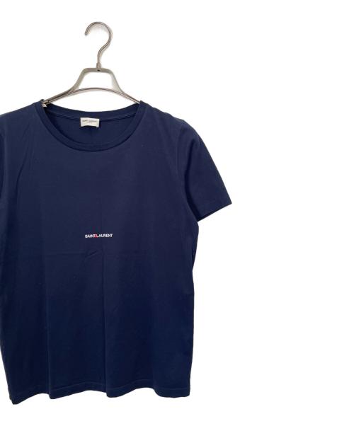 Saint Laurent Paris（サンローランパリ）Saint Laurent Paris (サンローランパリ) 半袖カットソー ネイビー サイズ:Sの古着・服飾アイテム