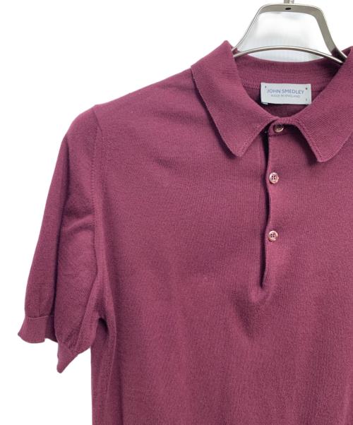 JOHN SMEDLEY（ジョンスメドレー）JOHN SMEDLEY (ジョンスメドレー) 薄手ニット ボルドー サイズ:SIZE Sの古着・服飾アイテム
