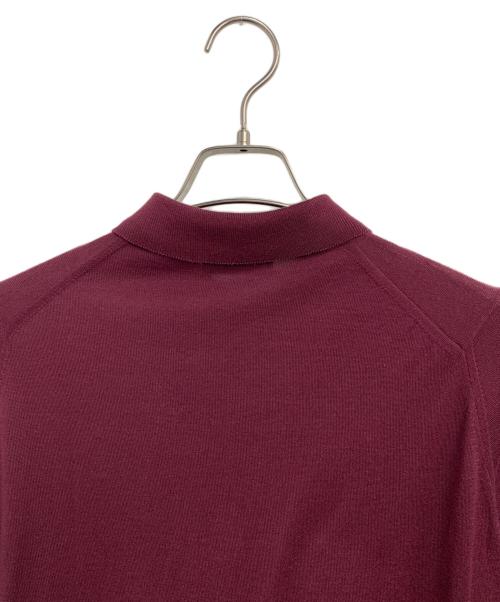 JOHN SMEDLEY（ジョンスメドレー）JOHN SMEDLEY (ジョンスメドレー) 薄手ニット ボルドー サイズ:SIZE Sの古着・服飾アイテム