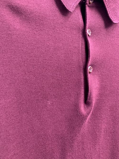JOHN SMEDLEY（ジョンスメドレー）JOHN SMEDLEY (ジョンスメドレー) 薄手ニット ボルドー サイズ:SIZE Sの古着・服飾アイテム