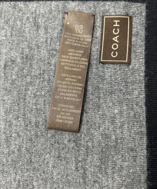 COACH（コーチ）COACH (コーチ) マフラー グレーの古着・服飾アイテム