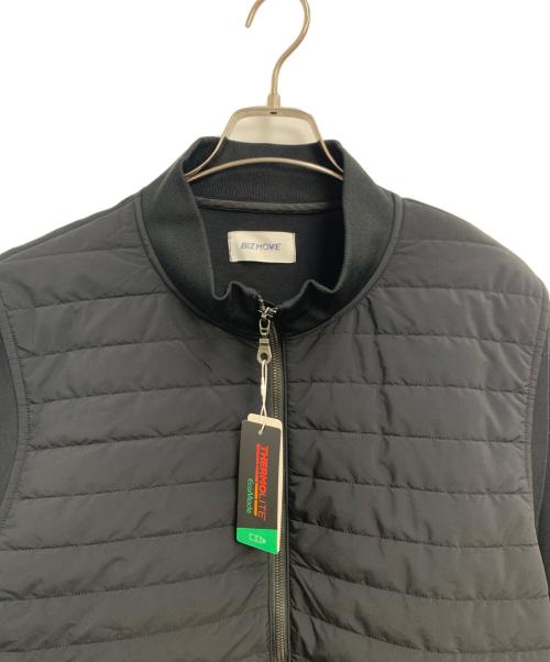 BIZMOVE（ビズムーブ）BIZMOVE (ビズムーブ) ジップアップジャケット ブラック サイズ:LL 未使用品の古着・服飾アイテム