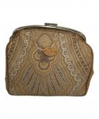 ETROエトロ）の古着「がま口ポーチ」｜ベージュ