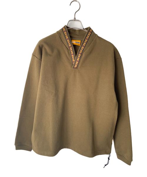 GRIP SWANY（グリップスワニー）GRIP SWANY (グリップスワニー) スウェット カーキ サイズ:L 未使用品の古着・服飾アイテム