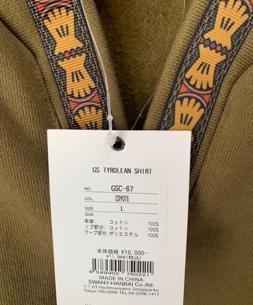 GRIP SWANY（グリップスワニー）GRIP SWANY (グリップスワニー) スウェット カーキ サイズ:L 未使用品の古着・服飾アイテム