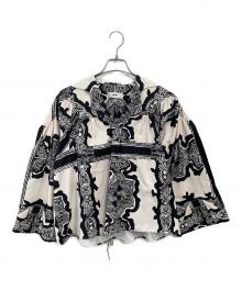 muller of yoshiokubo（ミュラーオブヨシオクボ）の古着「長袖ブラウス」｜ホワイト×ブラック