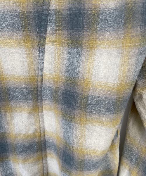 PENDLETON（ペンドルトン）PENDLETON (ペンドルトン) 長袖シャツ イエロー×グレー サイズ:Lの古着・服飾アイテム