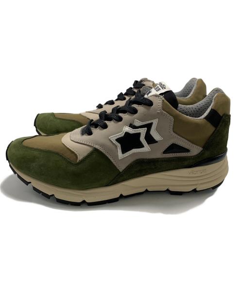 atlantic stars（アトランティックスターズ）atlantic stars (アトランティックスターズ) ローカットスニーカー カーキ サイズ:42の古着・服飾アイテム