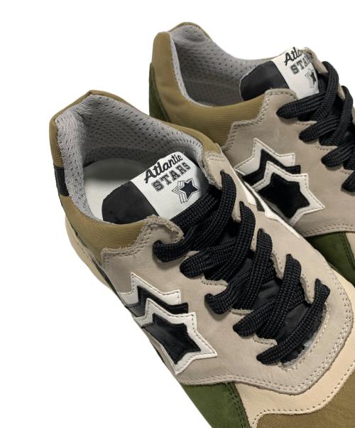 atlantic stars（アトランティックスターズ）atlantic stars (アトランティックスターズ) ローカットスニーカー カーキ サイズ:42の古着・服飾アイテム