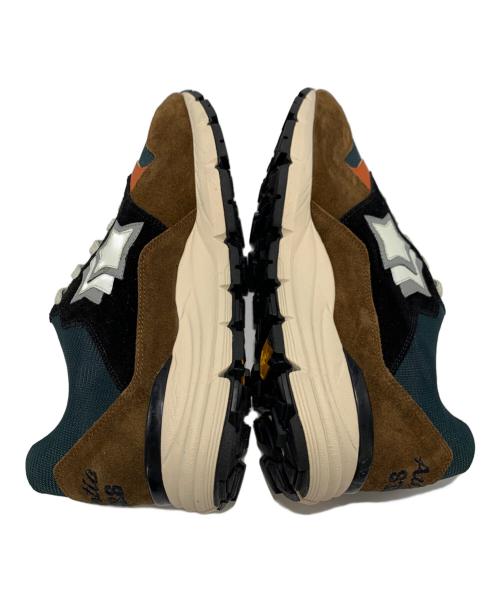 atlantic stars（アトランティックスターズ）atlantic stars (アトランティックスターズ) ローカットスニーカー ブラウン×ブルー サイズ:EU42の古着・服飾アイテム