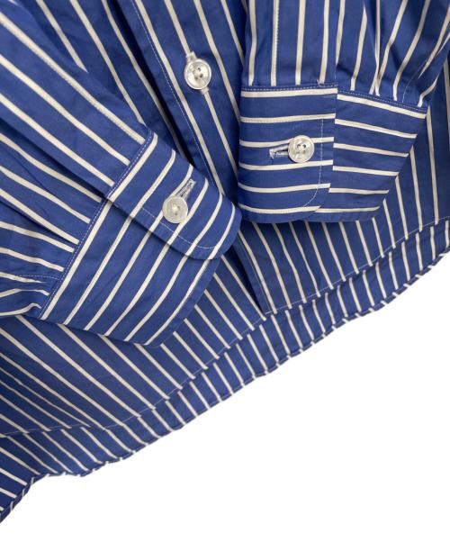 H BEAUTY&YOUTH（エイチ ビューティー&ユース）H BEAUTY&YOUTH (エイチ ビューティー&ユース) 長袖シャツ ブルー×ホワイト サイズ:S 未使用品の古着・服飾アイテム