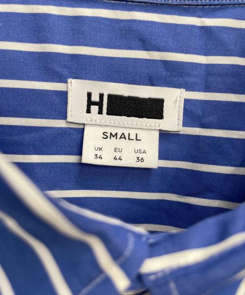 H BEAUTY&YOUTH（エイチ ビューティー&ユース）H BEAUTY&YOUTH (エイチ ビューティー&ユース) 長袖シャツ ブルー×ホワイト サイズ:S 未使用品の古着・服飾アイテム