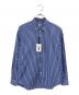 H BEAUTY&YOUTH（エイチ ビューティー&ユース）の古着「長袖シャツ」｜ブルー×ホワイト