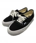 VANSバンズ）の古着「ローカットスニーカー」｜ブラック