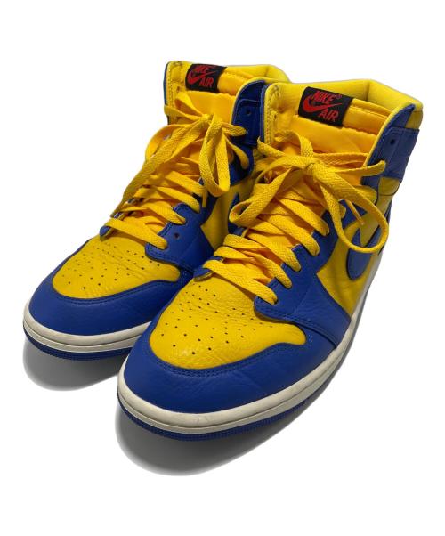 NIKE（ナイキ）NIKE (ナイキ) ハイカットスニーカー ブルー×イエロー サイズ:29の古着・服飾アイテム