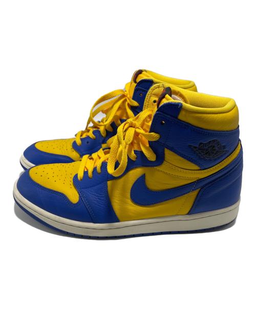 NIKE（ナイキ）NIKE (ナイキ) ハイカットスニーカー ブルー×イエロー サイズ:29の古着・服飾アイテム