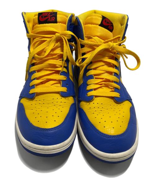 NIKE（ナイキ）NIKE (ナイキ) ハイカットスニーカー ブルー×イエロー サイズ:29の古着・服飾アイテム