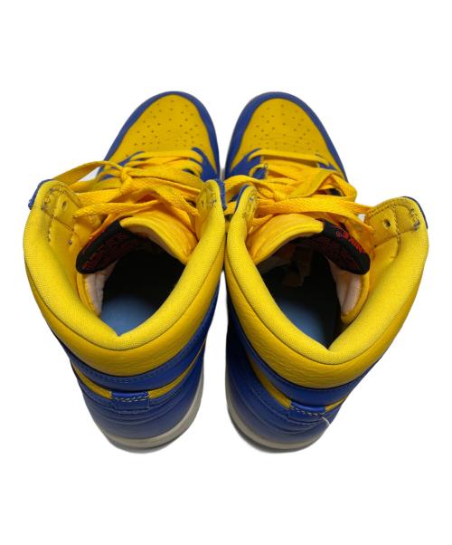 NIKE（ナイキ）NIKE (ナイキ) ハイカットスニーカー ブルー×イエロー サイズ:29の古着・服飾アイテム