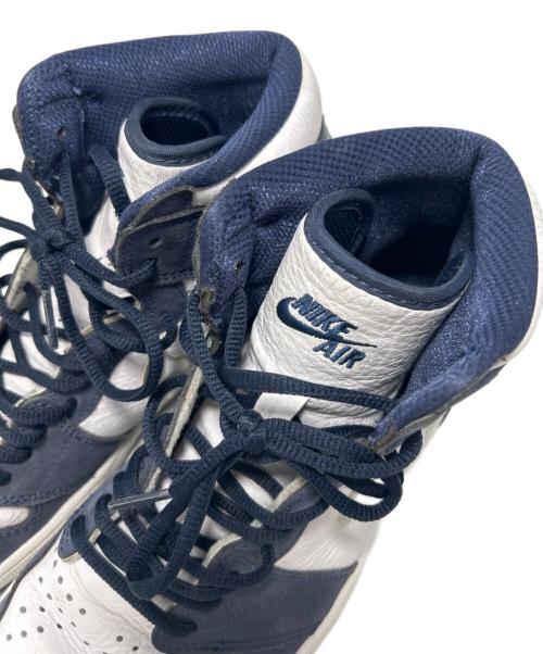 NIKE（ナイキ）NIKE (ナイキ) ハイカットスニーカー ホワイト×ネイビー サイズ:28の古着・服飾アイテム