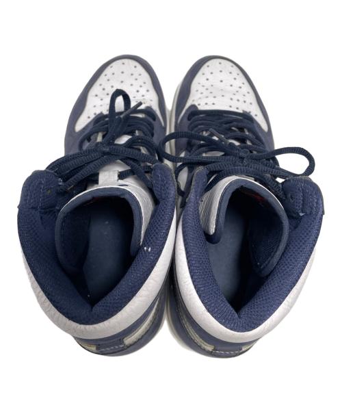 NIKE（ナイキ）NIKE (ナイキ) ハイカットスニーカー ホワイト×ネイビー サイズ:28の古着・服飾アイテム