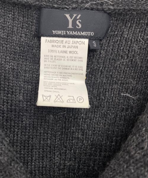 Y's（ワイズ）Y's (ワイズ) 薄手ニット ブラック サイズ:3の古着・服飾アイテム