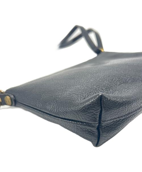 IL BISONTE（イル ビゾンテ）IL BISONTE (イル ビゾンテ) 三日月ショルダーバッグ ブラックの古着・服飾アイテム
