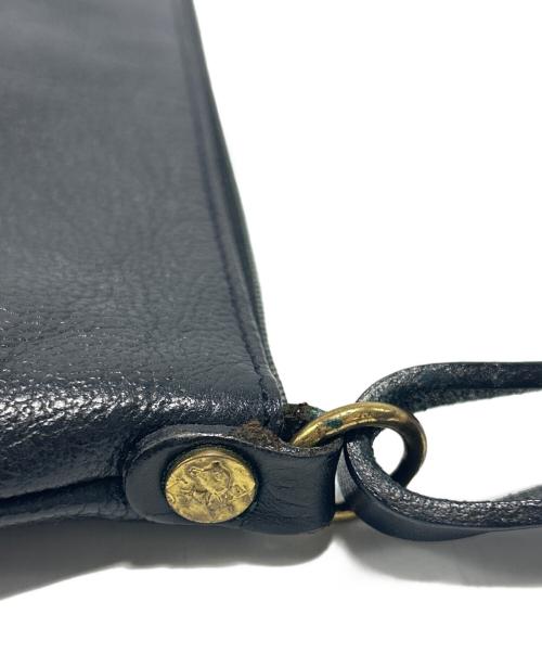 IL BISONTE（イル ビゾンテ）IL BISONTE (イル ビゾンテ) 三日月ショルダーバッグ ブラックの古着・服飾アイテム